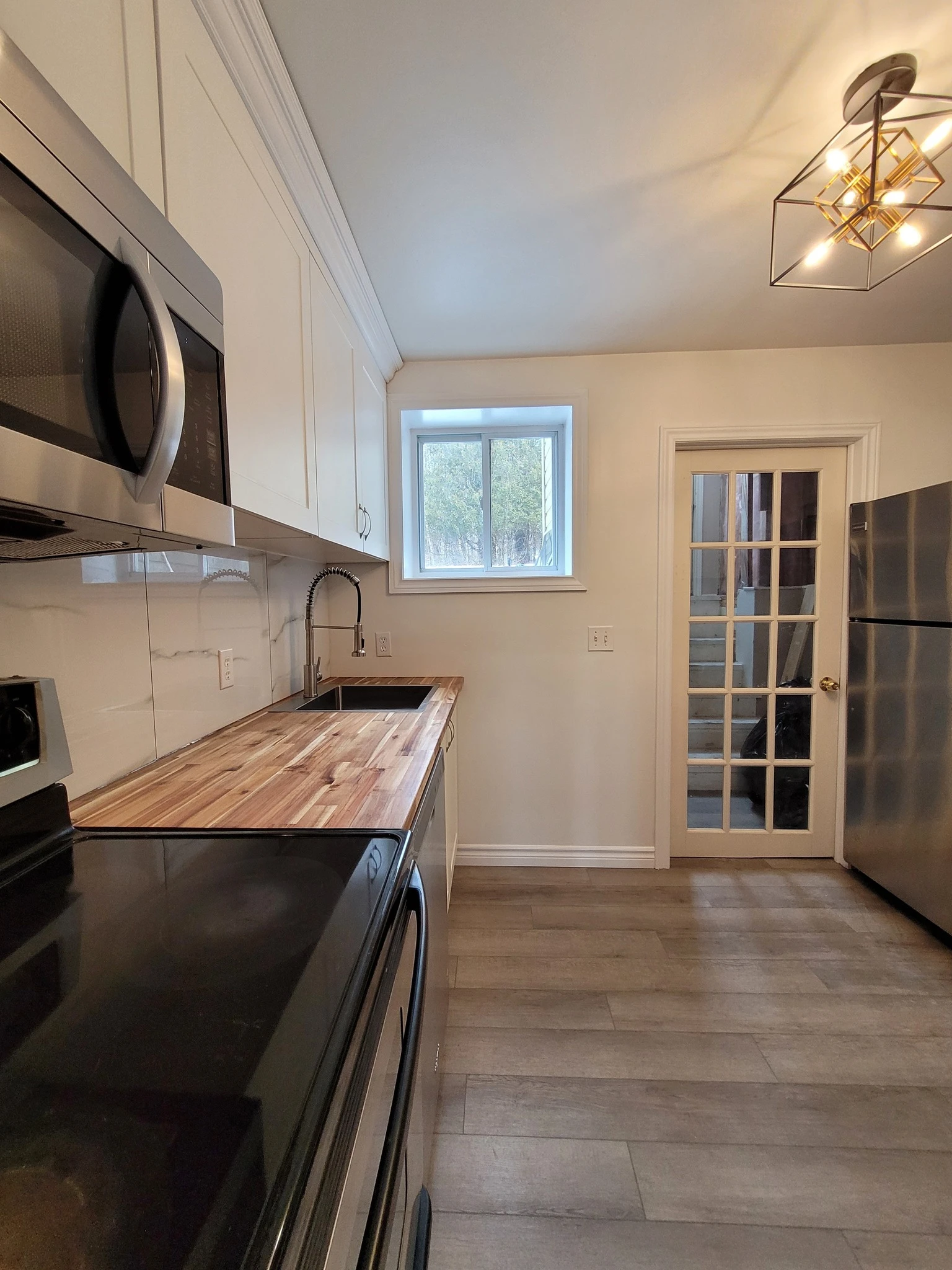 Recently completed kitchen renovation